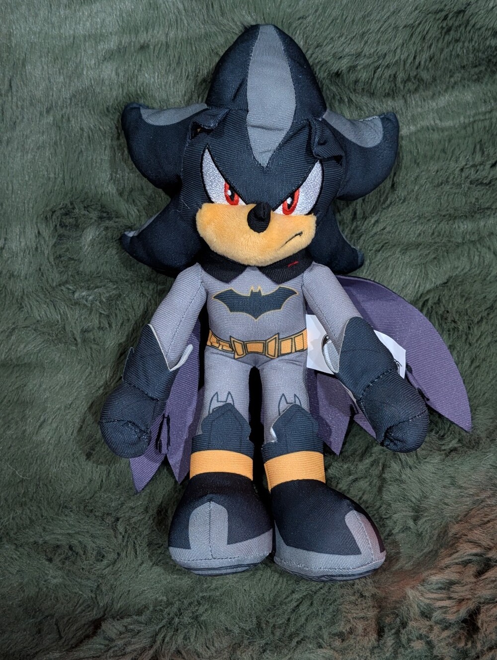 Brand New Sega Sonic Shadow DC Bat Man 9” Plush Stuffed Animal Jakks Pacific